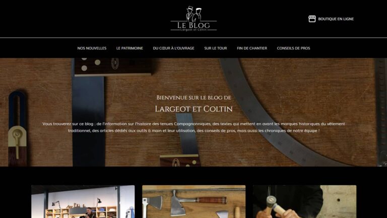Accueil blog largeot et coltin