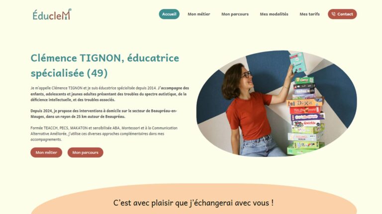 site internet éducateur spécialisé