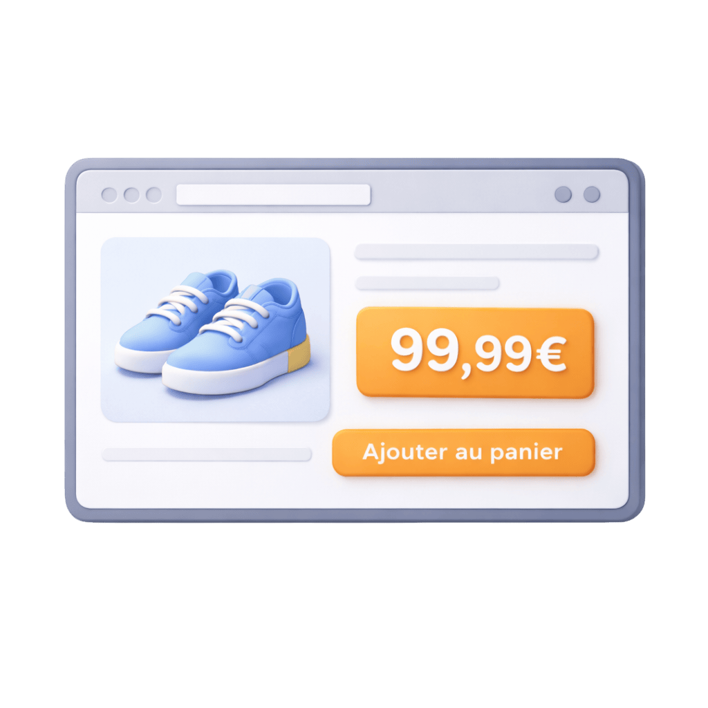 Illustration prix psychologique e-commerce